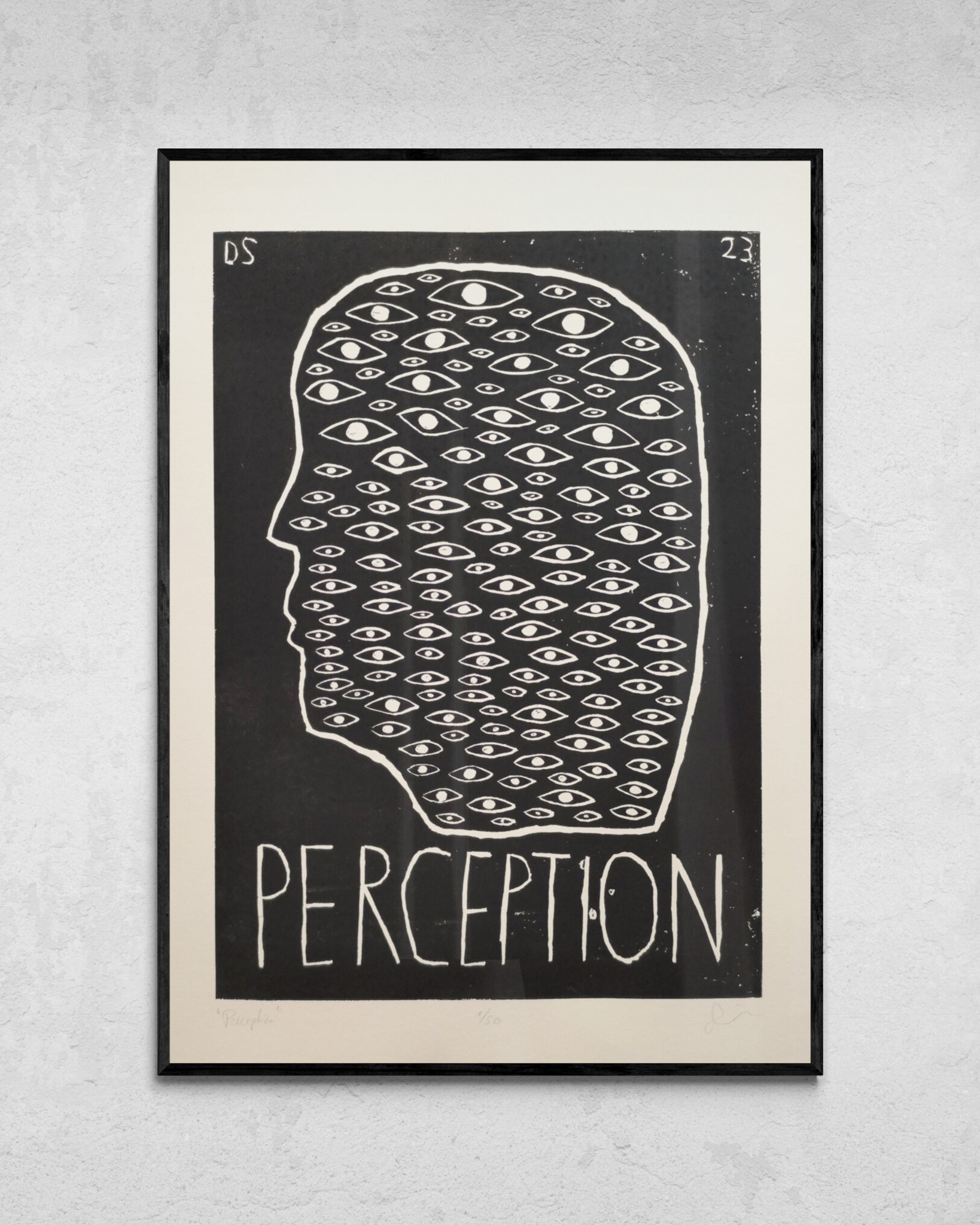"Perception " Limited edition Linocut