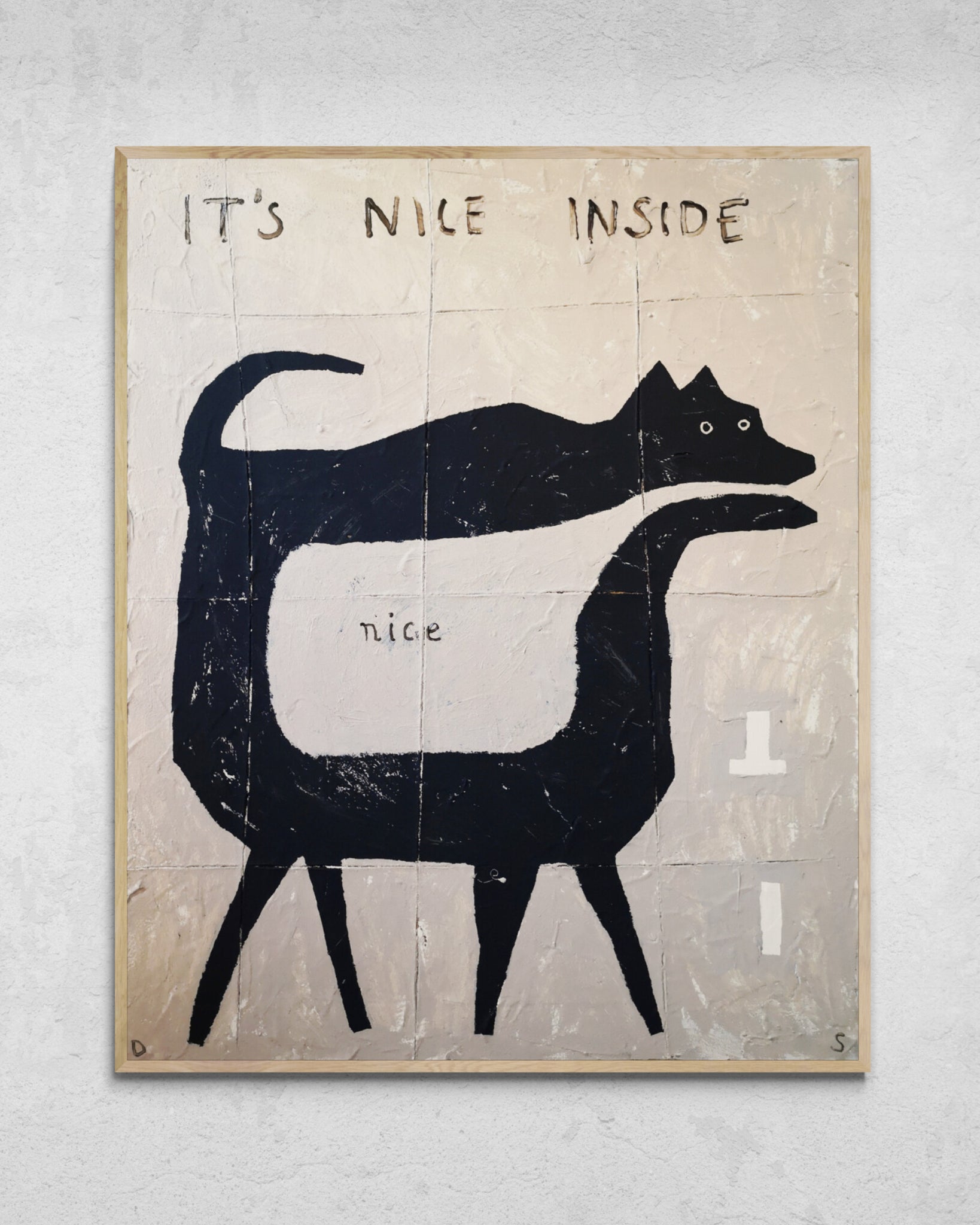 "It's Nice Inside" Original Painting