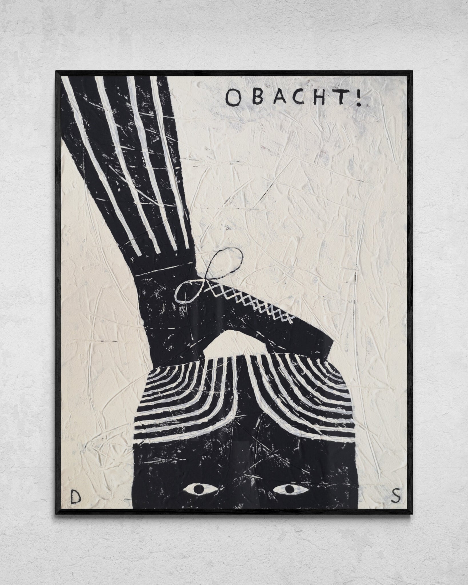 "Obacht!" Original Artwork