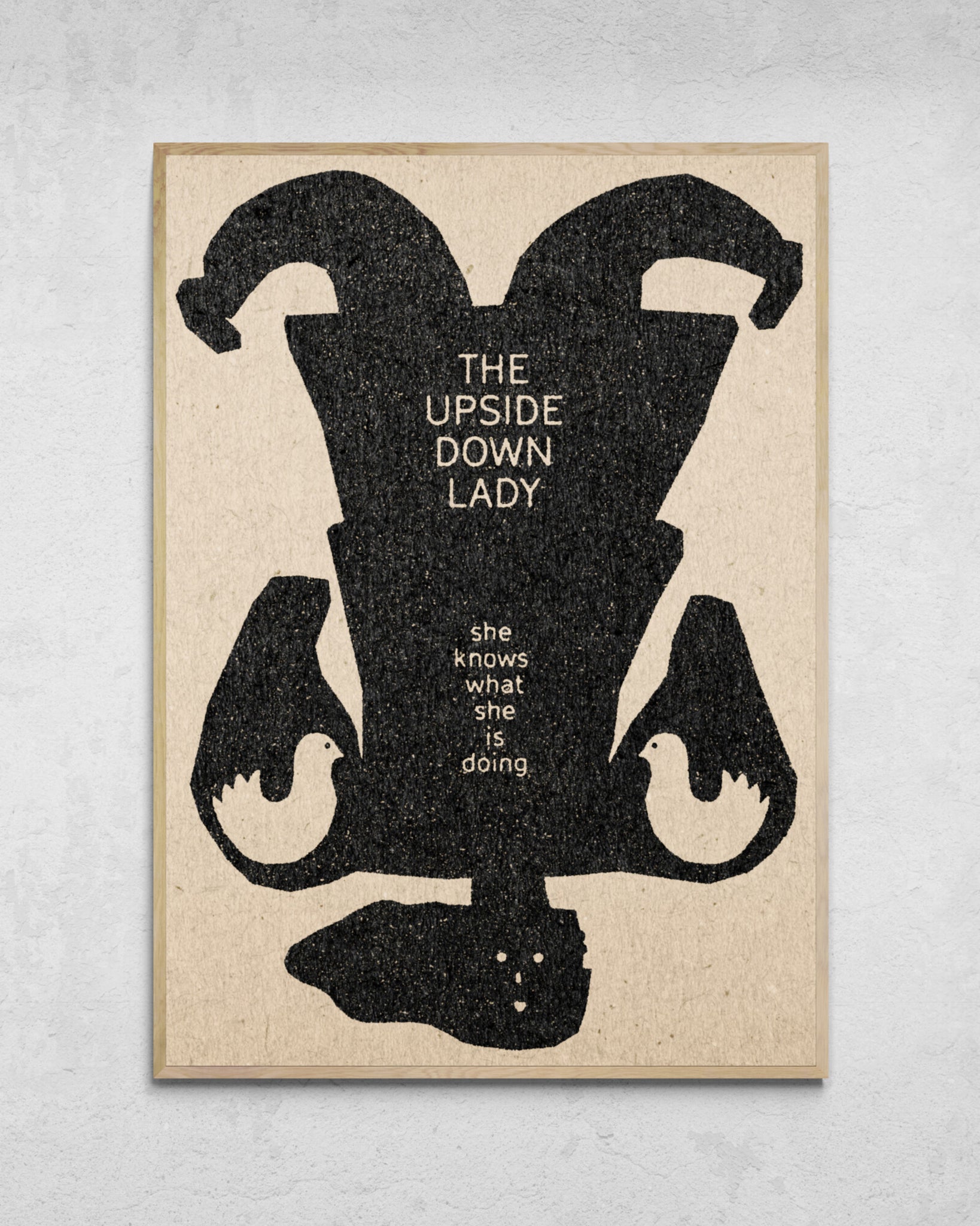 "The Upside Down Lady" Print