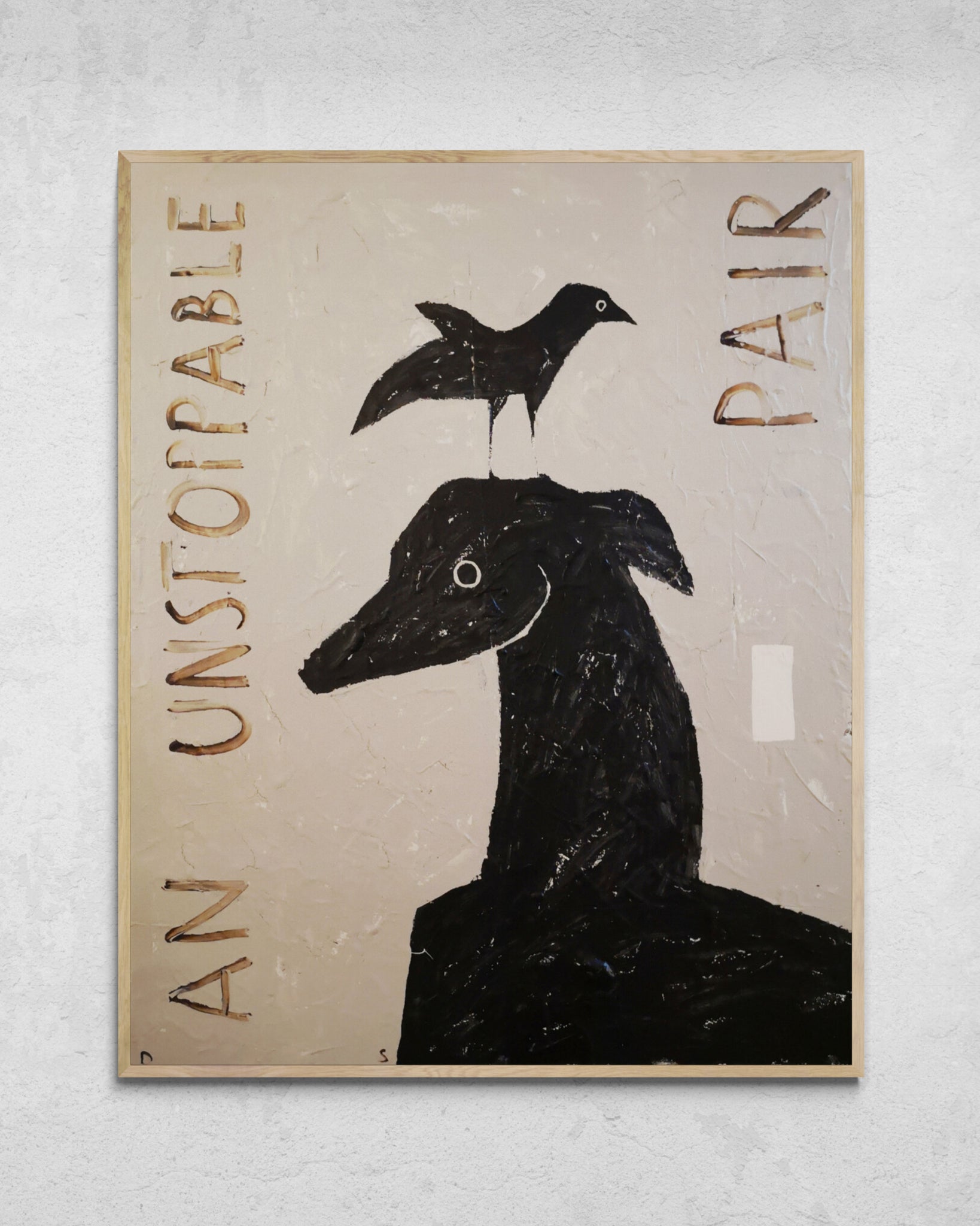 "An Unstoppable Pair" Painting