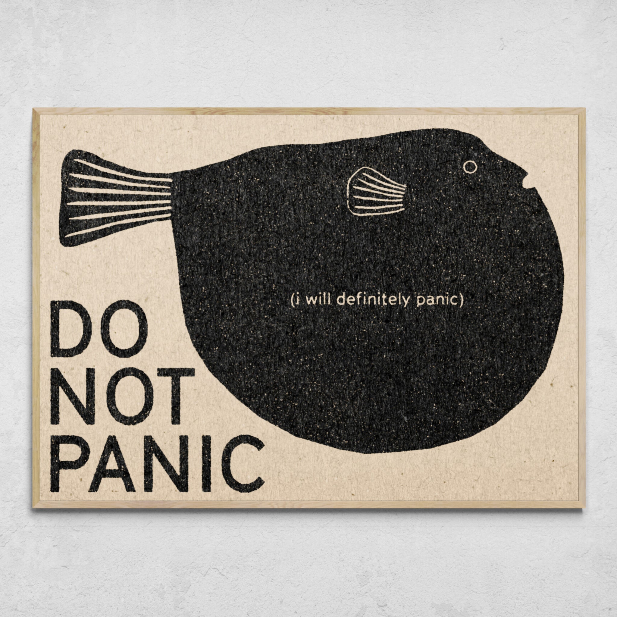 "Do Not Panic" Print