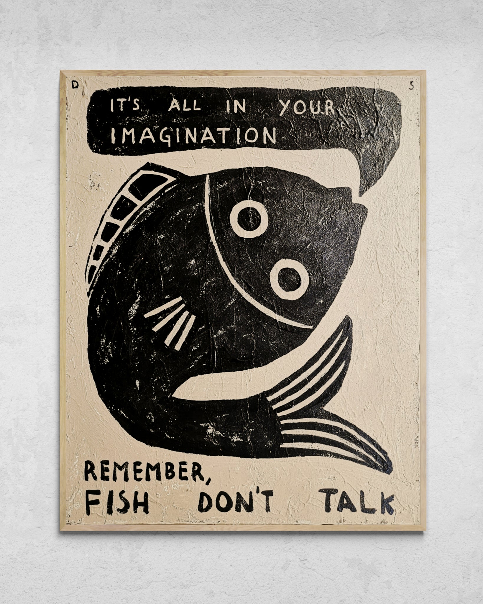 "Fish Don't Talk" Original Painting