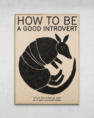 "A Good Introvert" Print