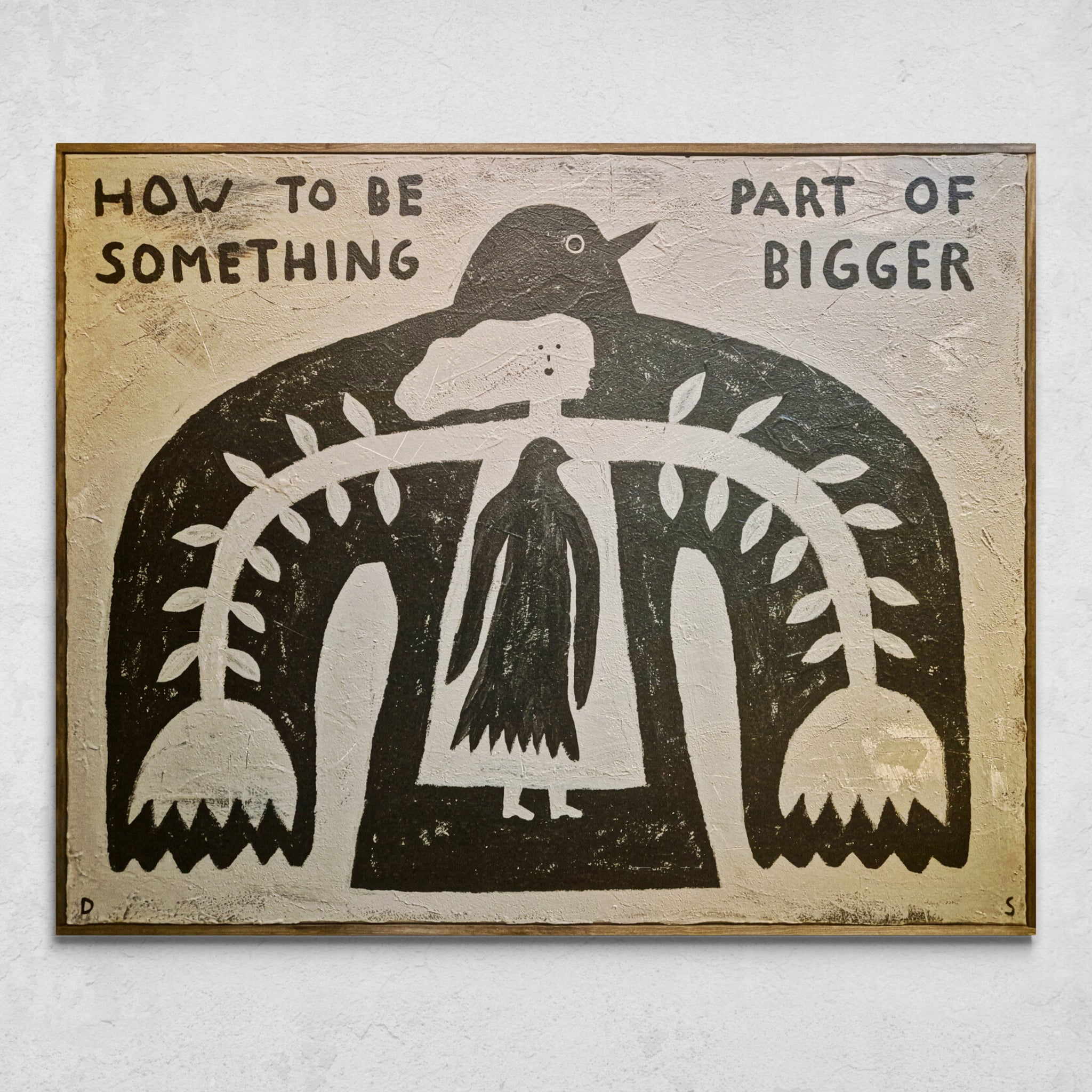 "How To Be Part Of Something Bigger" Painting