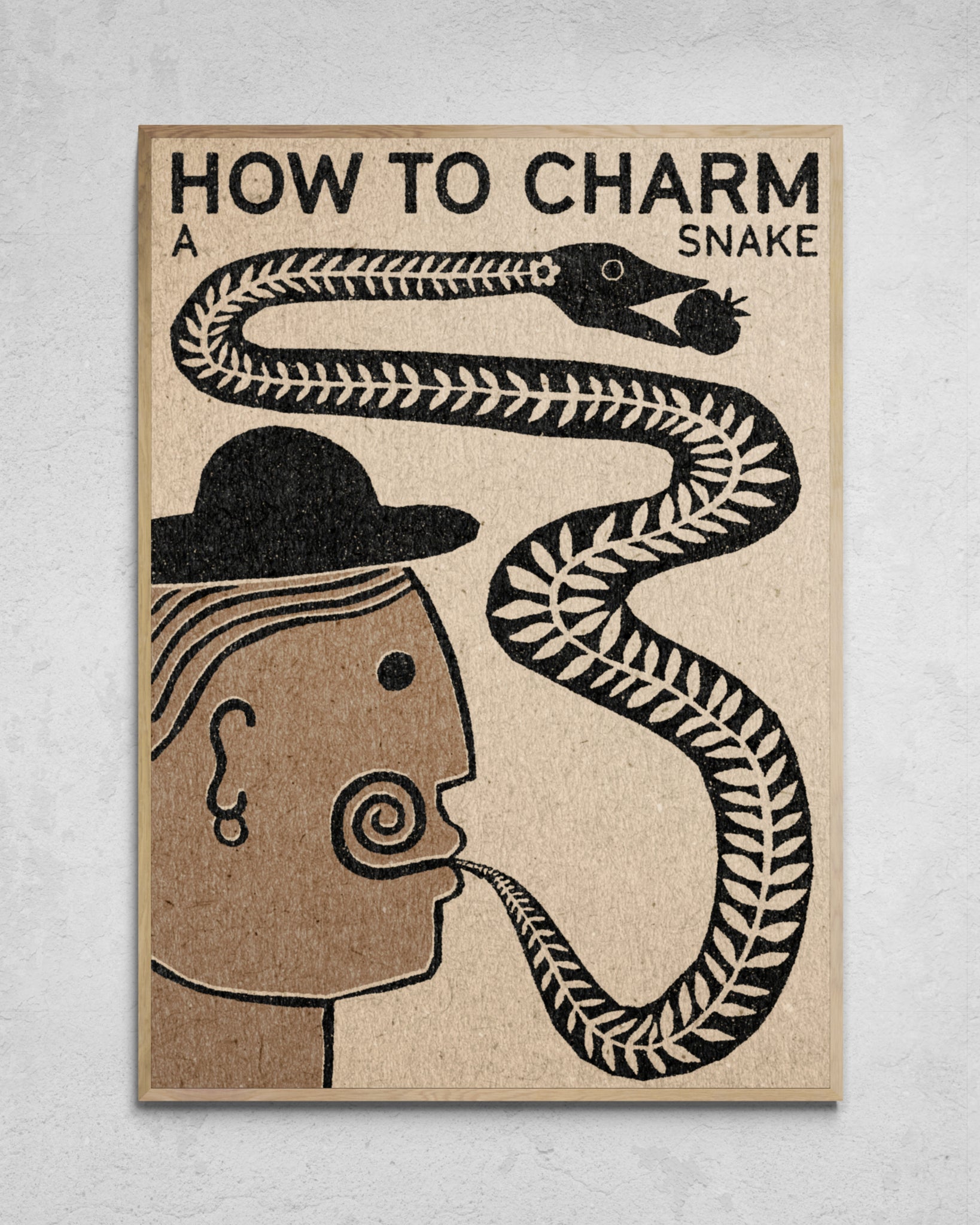 "How To Charm A Snake" Print