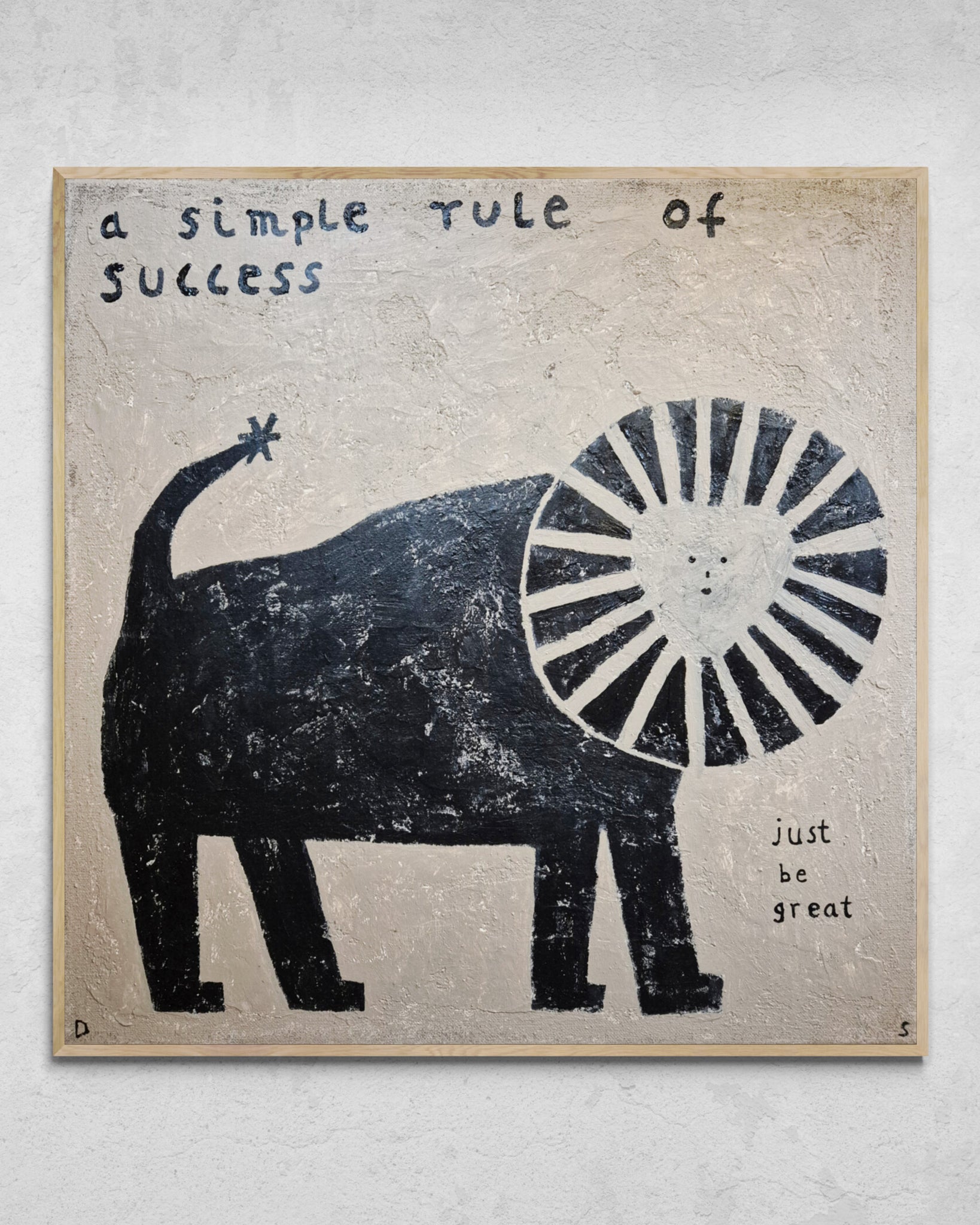"A Simple Rule Of Success" Original Painting