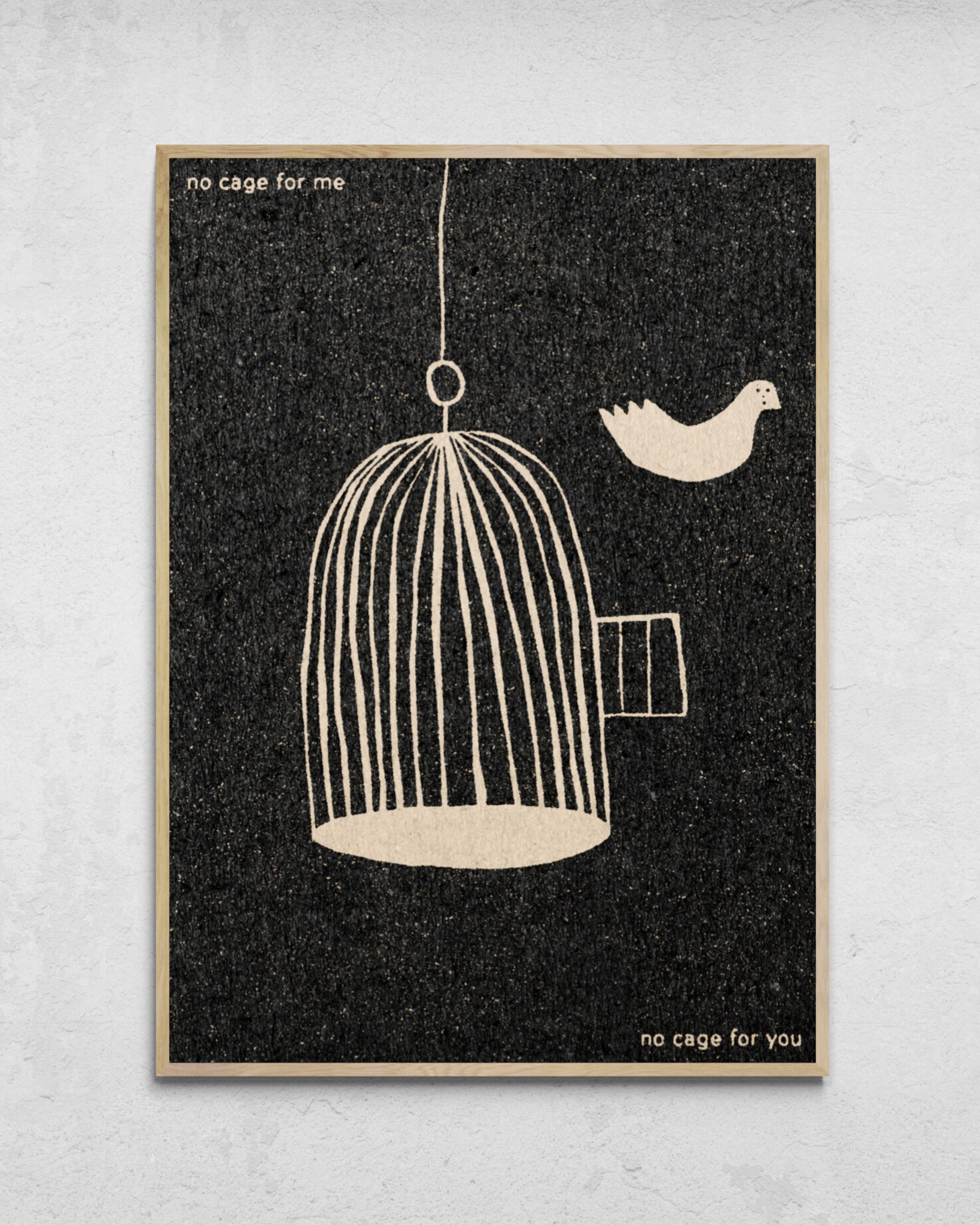 "No Cage" Print