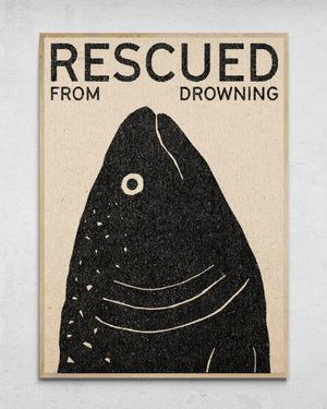 "Rescued From Drowning" Print