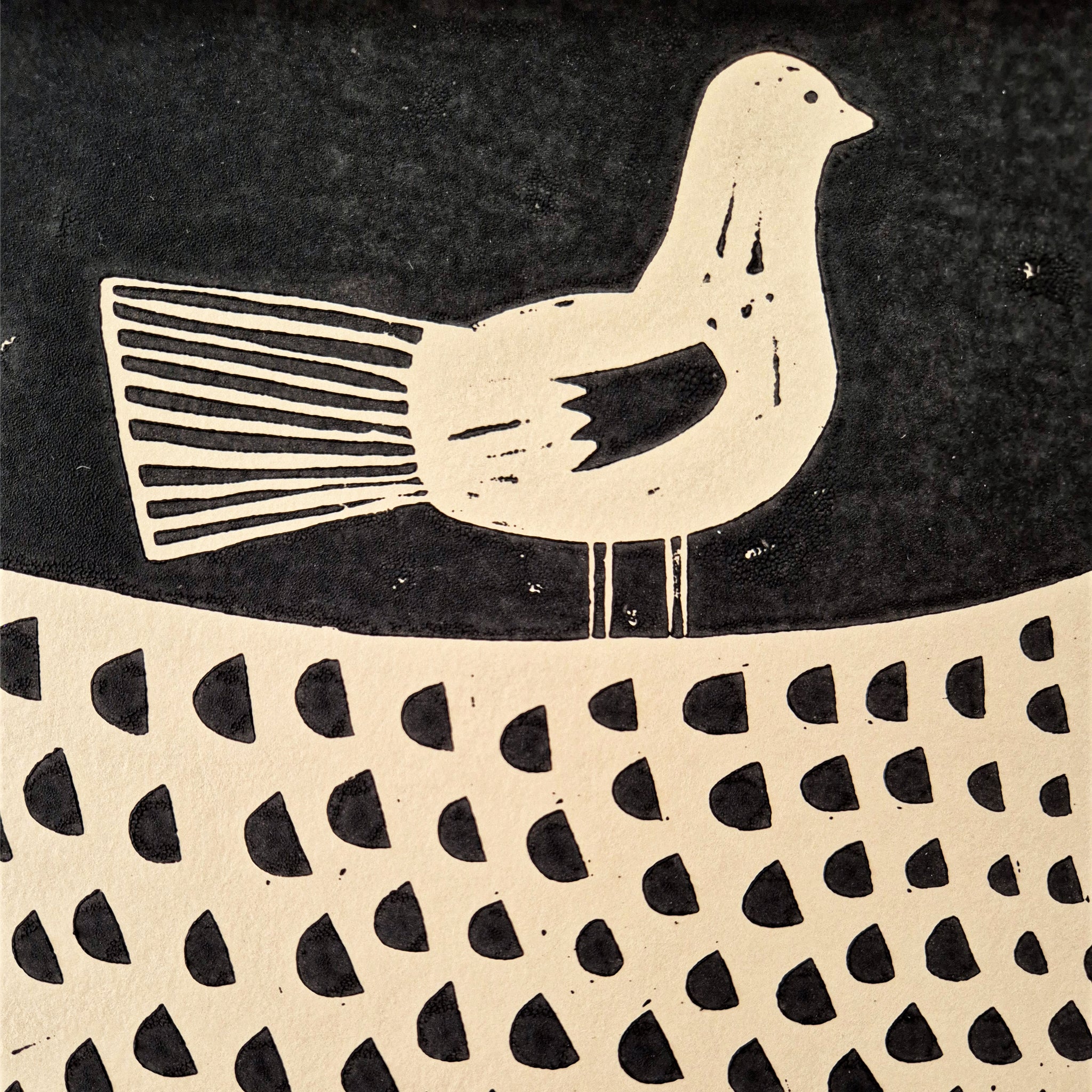 "The Lost Art Of Doing Nothing" Limited Edition Linocut