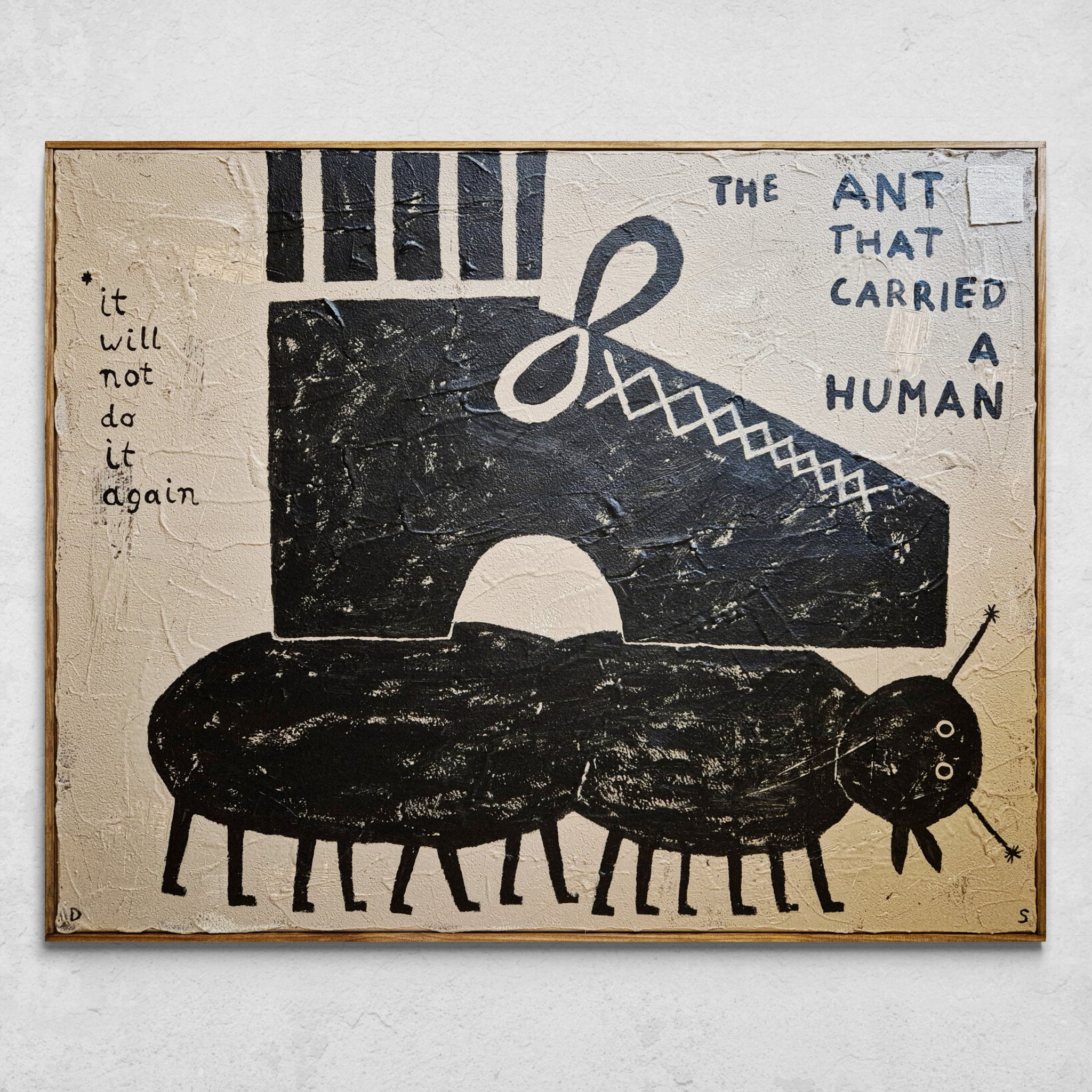 "The Ant That Carried A Human" Original Painting
