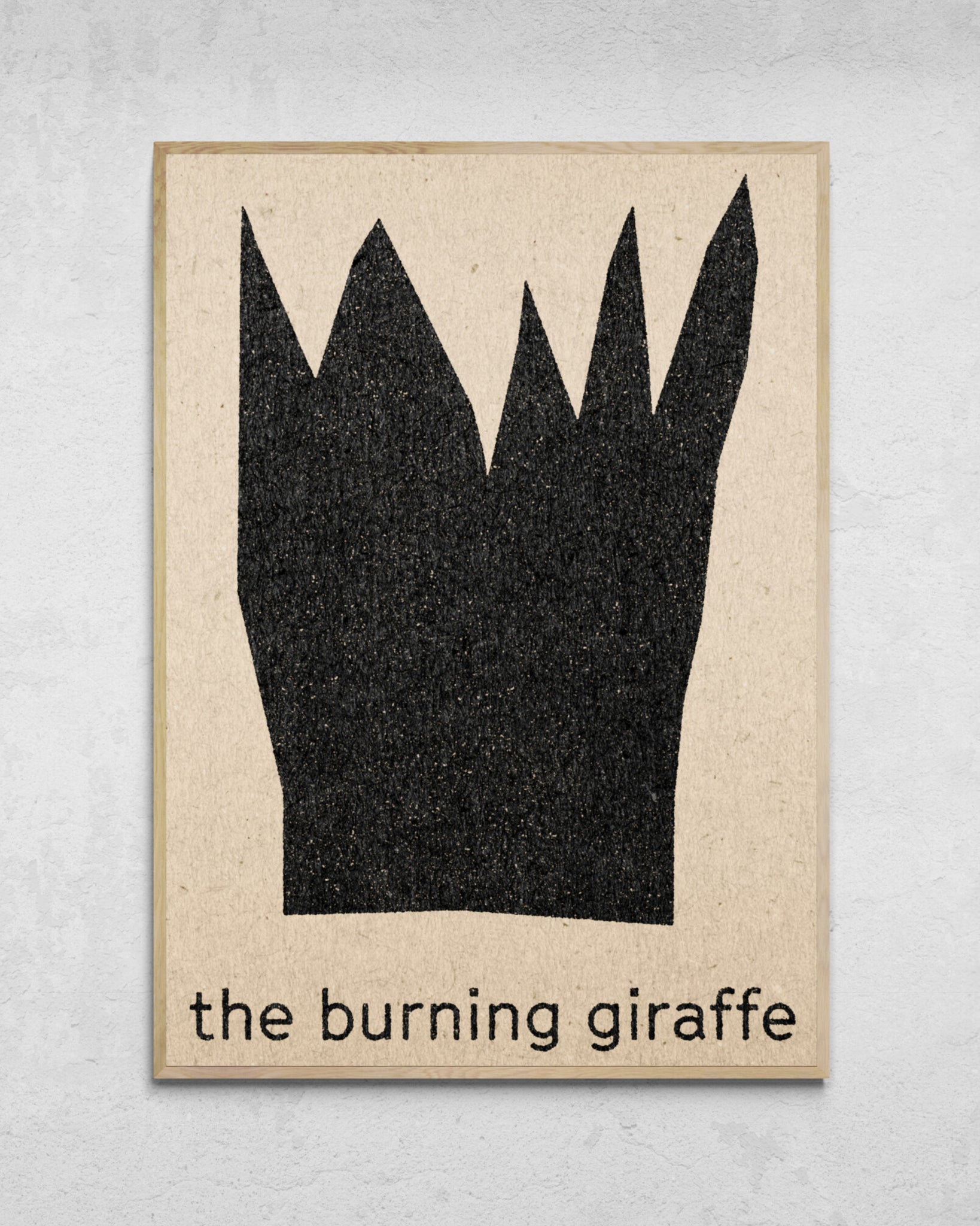 "The Burning Giraffe" Print