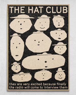 "The Hat Club" Print