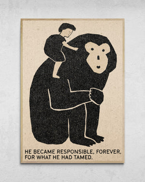 "What He Had Tamed" Print