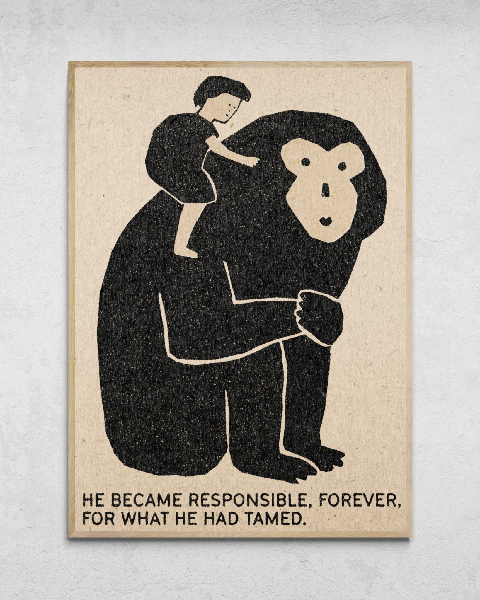 "What He Had Tamed" Print