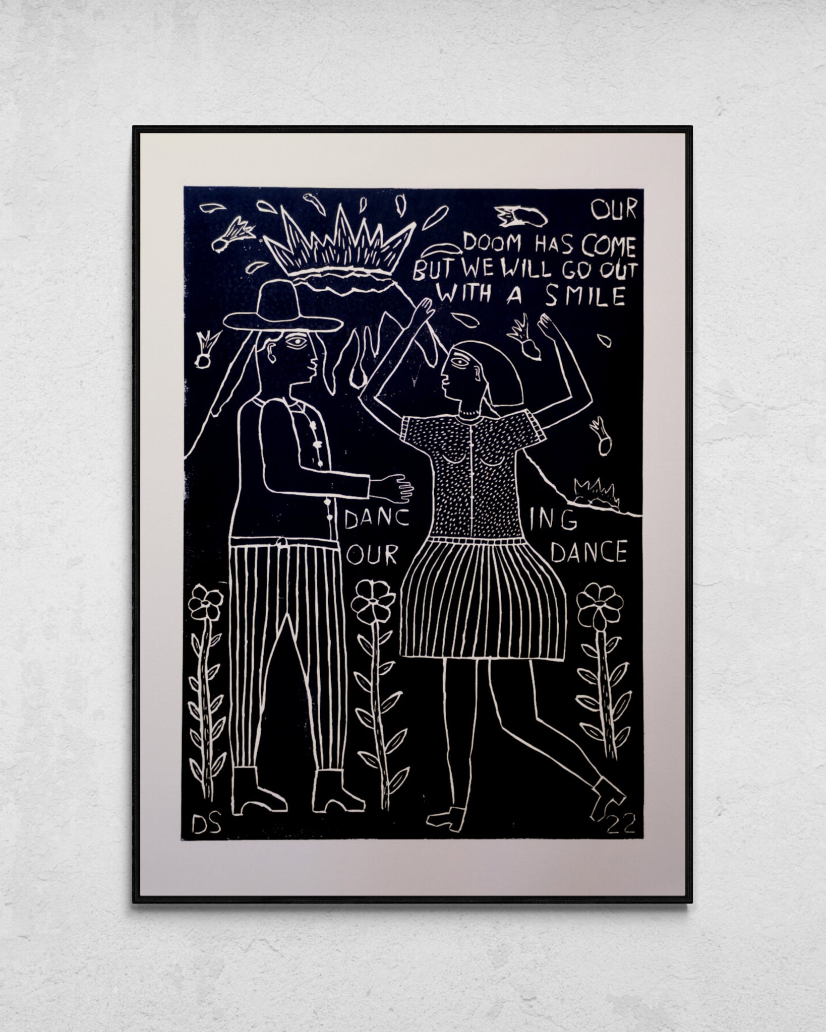 "Our Dance " Limited edition Linocut