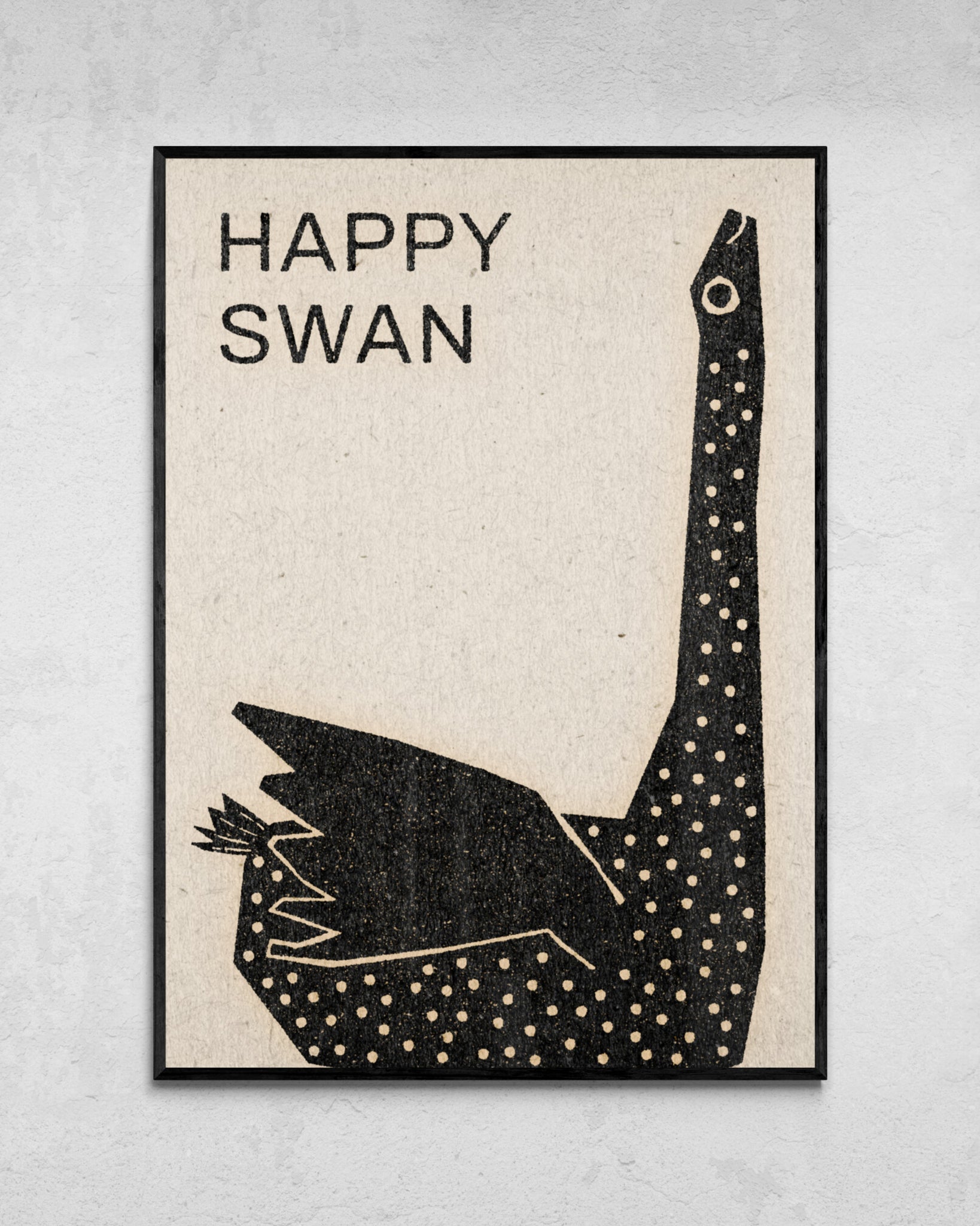 "Happy Swan" Print