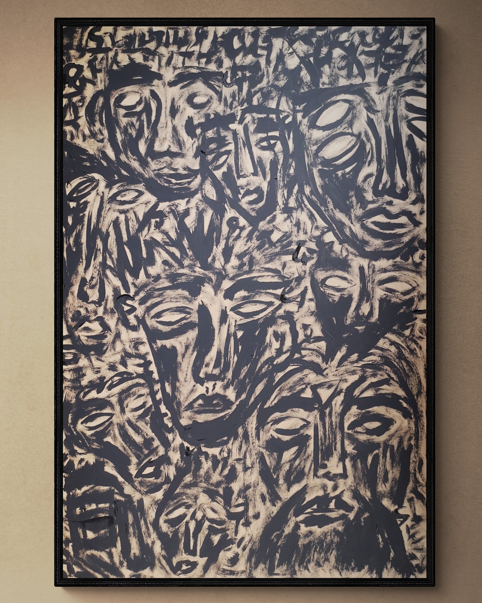 "Wall of Many Faces II" Original Artwork